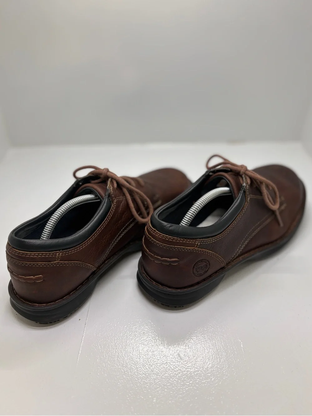 Timberland PRO 85590 Brown Leather Oxford Work Shoes Men's Size 10M Slip Resista